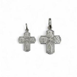 Cruz de las “Cuatro Devociones” en Plata de Ley